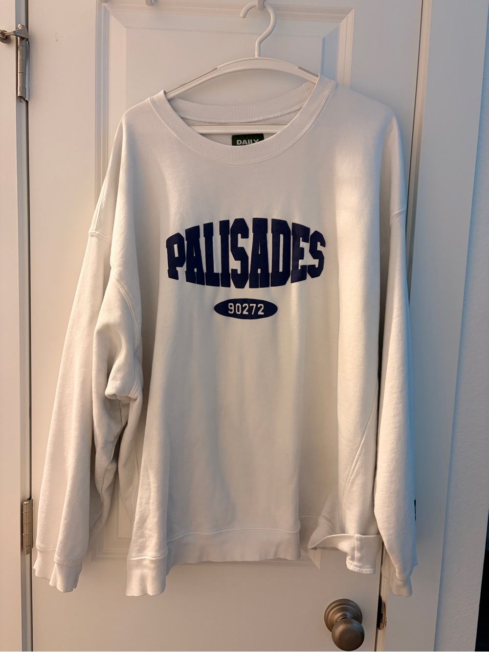White 'Palisades' Graphic Sweatshirt